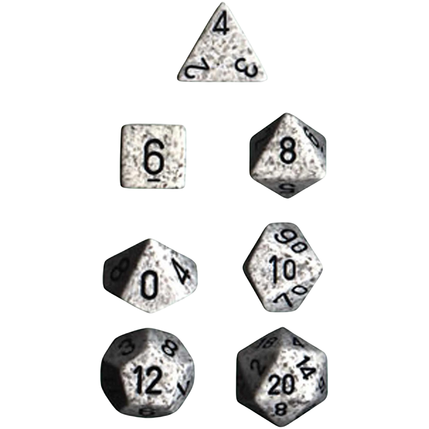 Chessex Polyhedral Dice: Speckled - Arctic Camo
