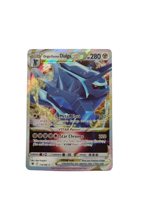 Pokemon Origin Forme Dialga Vstar 114/189