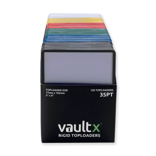 Vault X Seamless Rigid Toploaders 35pt (Colours)