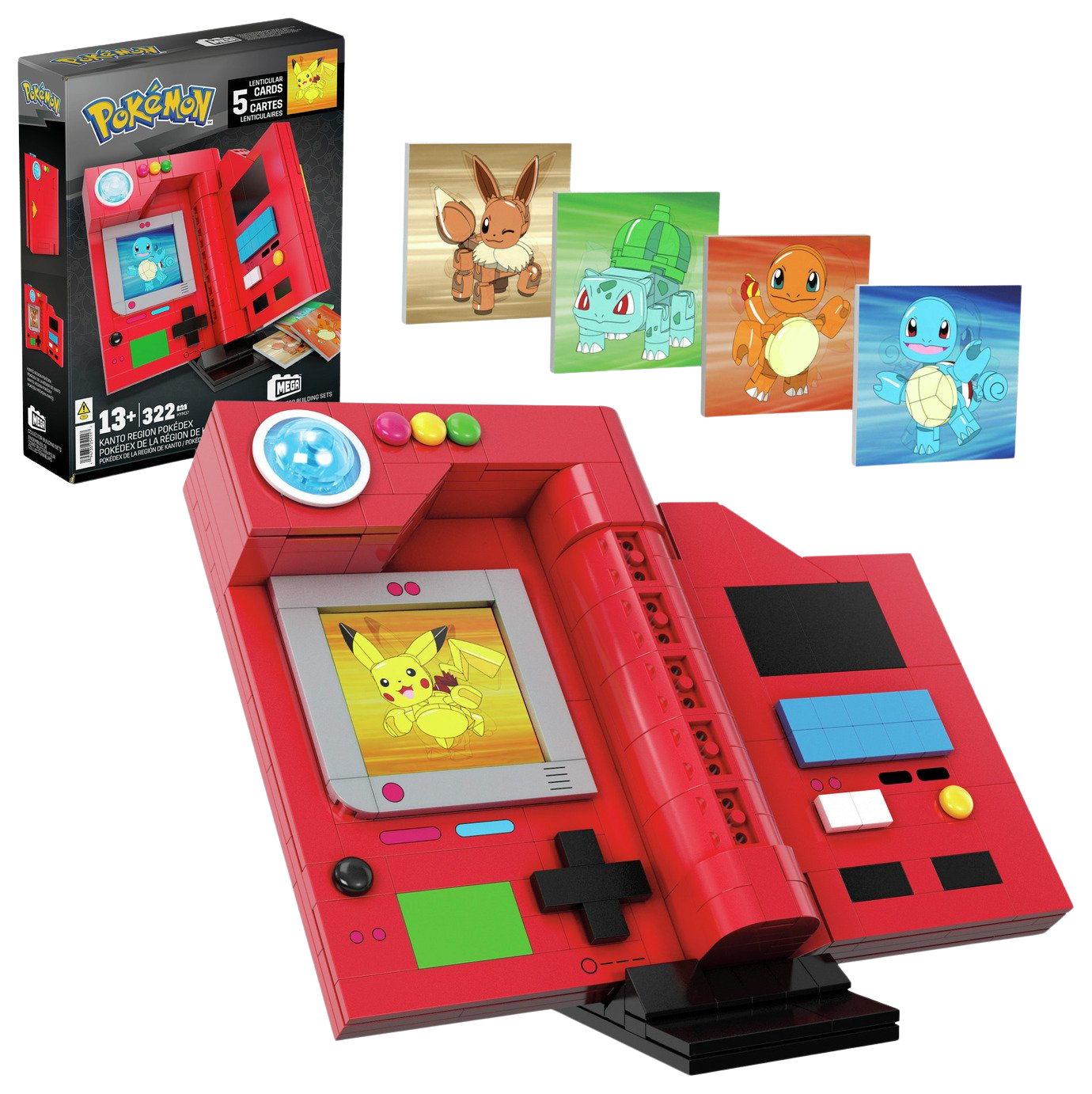Mega pokemon kanto region pokedex 322pc