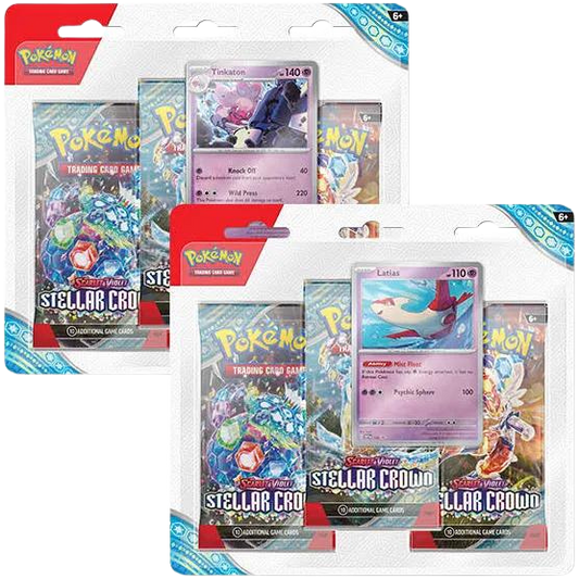 Pokémon TCG: Scarlet & Violet Stellar Crown 3 Pack blister