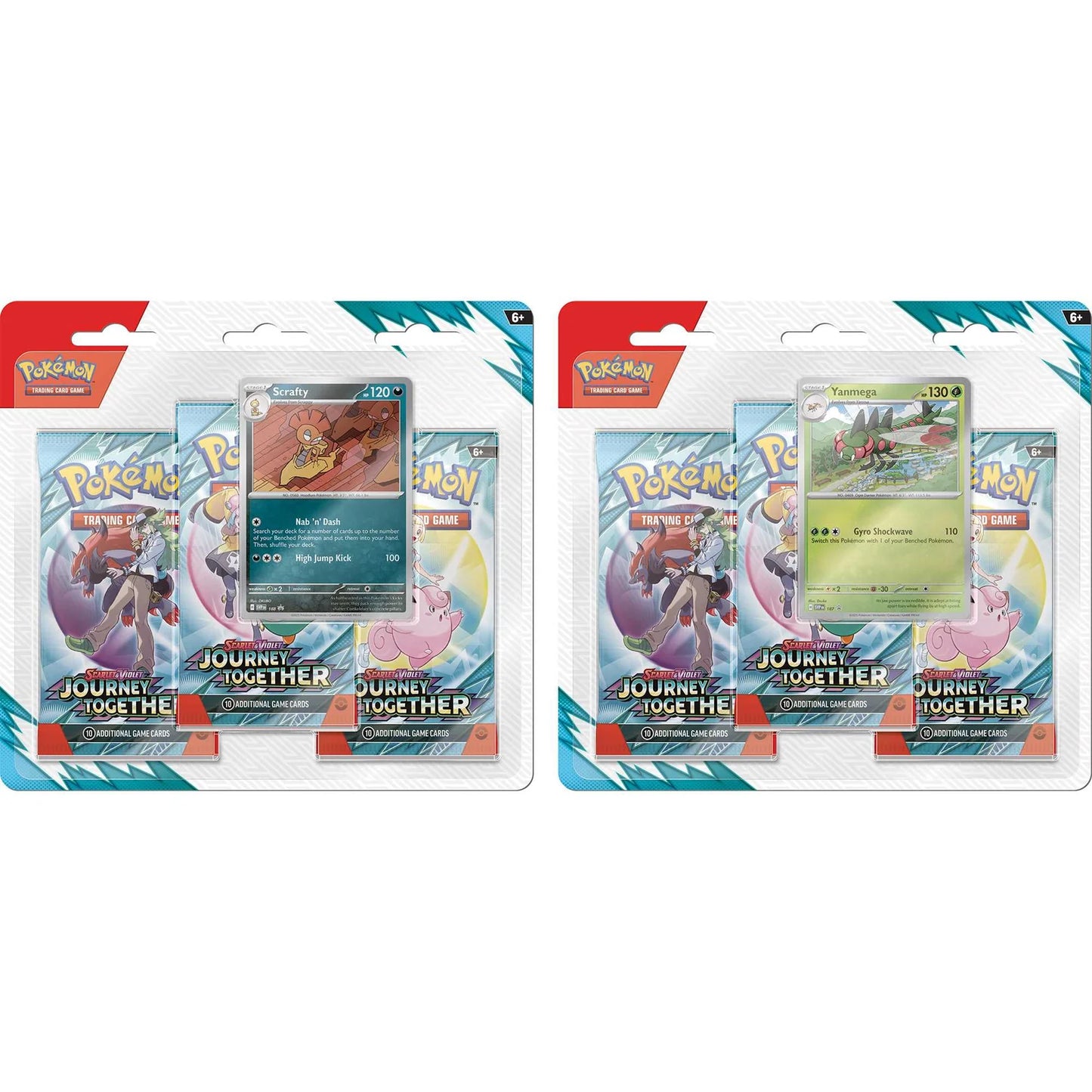 Pokemon TCG: Journey Together 3-Pack Blister