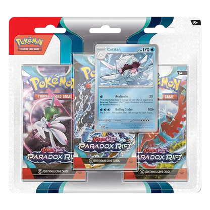 Pokémon TCG: Scarlet & Violet 4 - Paradox Rift - 3-Pack Blister