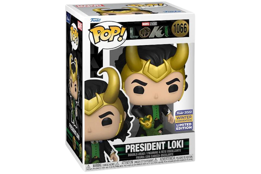 Funko Pop! Marvel Studios Loki President Loki 2022 Winter Convention Exclusive Figure #1066