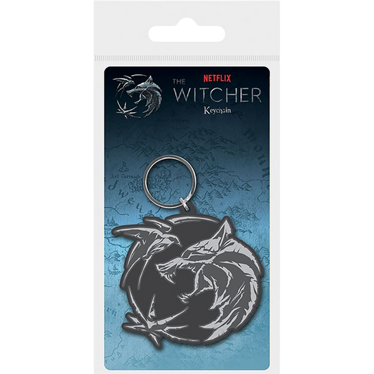 THE WITCHER (WOLF SWALLOW STAR) PVC KEYCHAIN