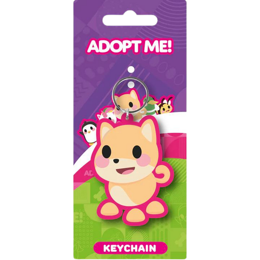 ADOPT ME (dog) PVC KEYCHAIN