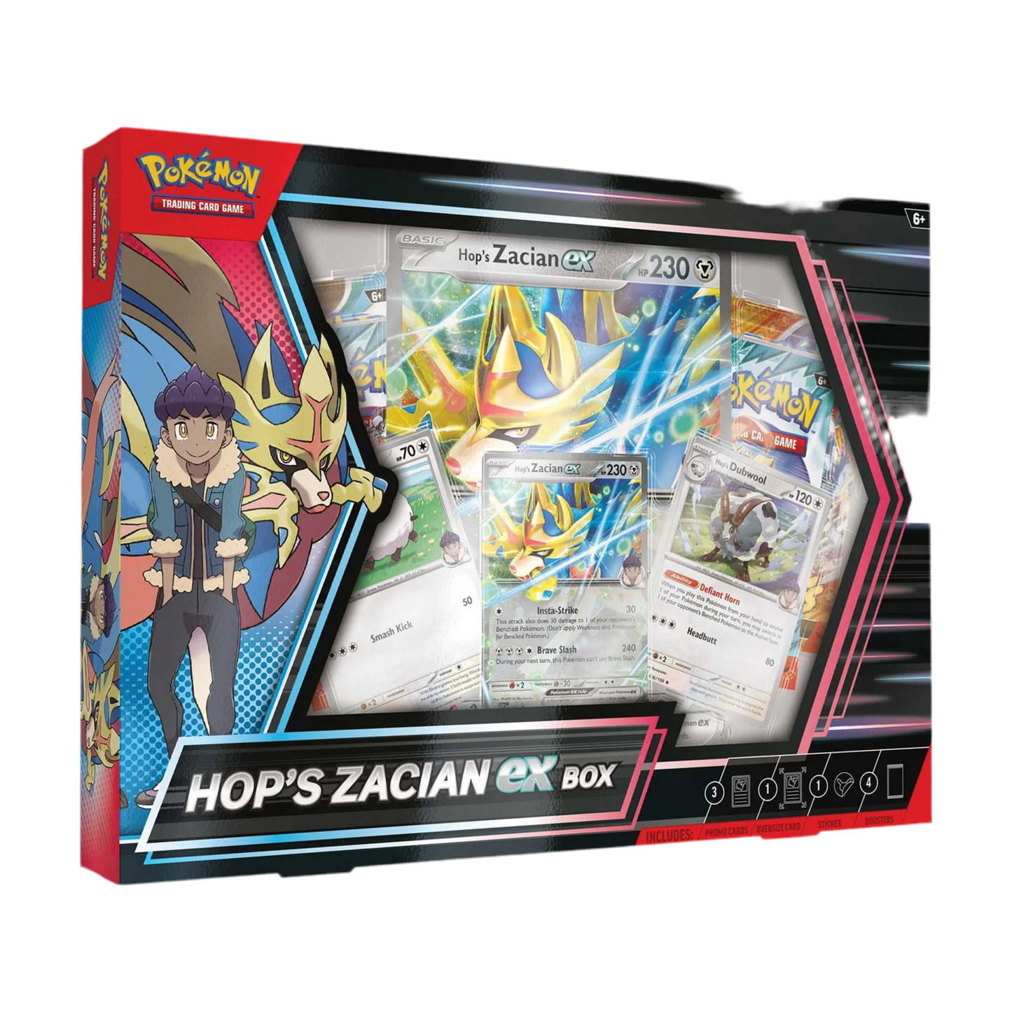 Pokemon TCG: Hop's Zacian ex Box