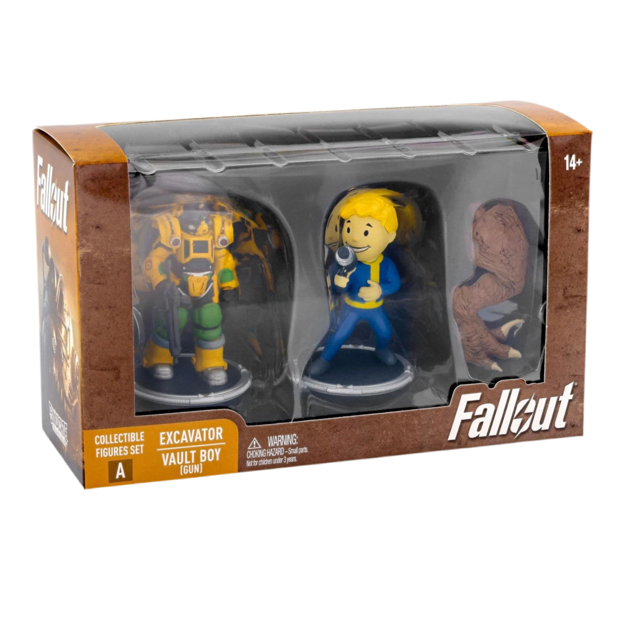 Fallout: Excavator & Vault Boy (Gun) - Collectible Figures Set