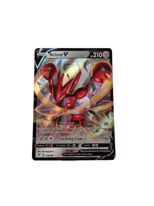 Pokemon Scizor V 118/189