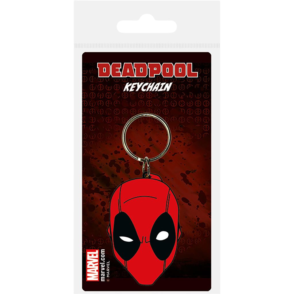 DEADPOOL (FACE) PVC KEYCHAIN