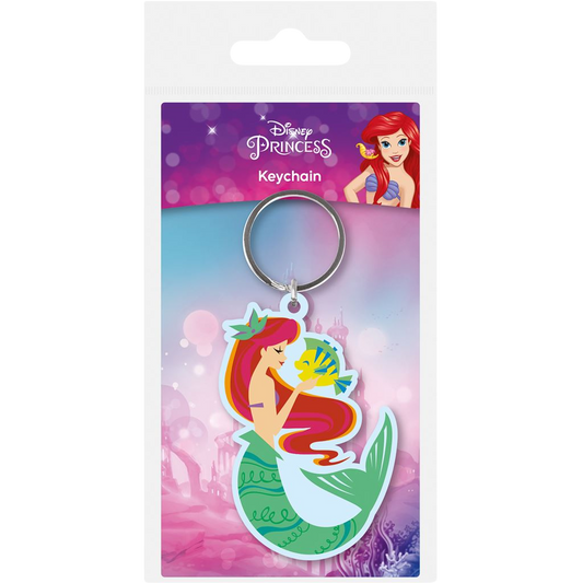 THE LITTLE MERMAID (ARIEL AND FLOUNDER) PVC KEYCHAIN