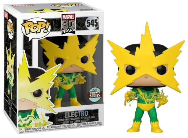 Funko Pop! Marvel 80 Years Electro Specialty Series Limited Edition Exclusive (545)