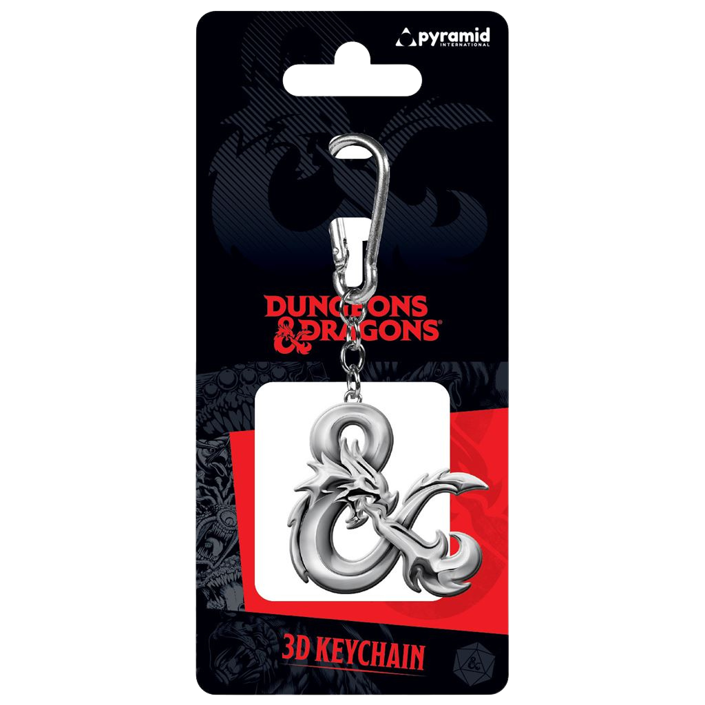 DUNGEONS & DRAGONS (DRAGON AMPERSAND) 3D KEYCHAIN
