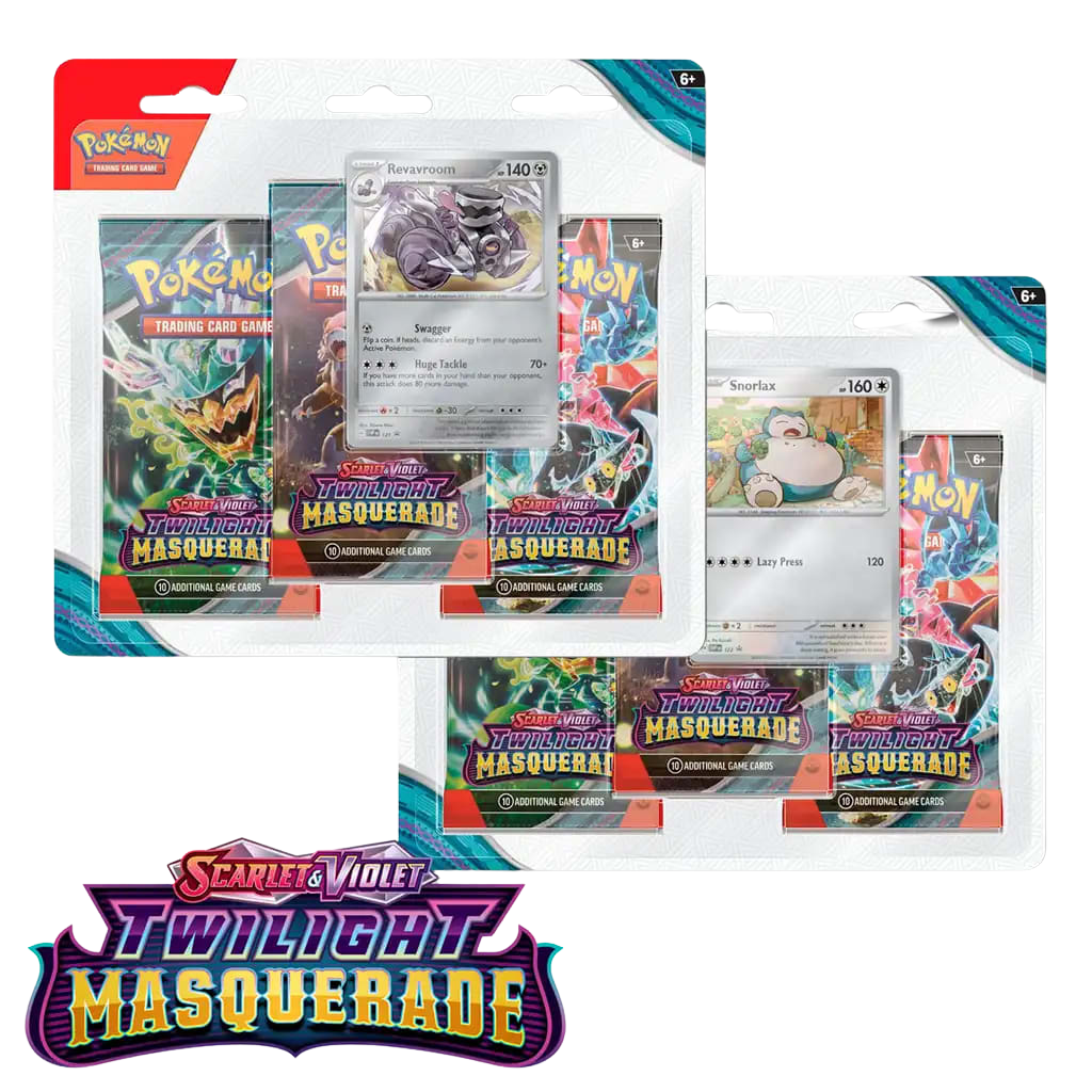 Pokemon TCG: Twilight Masquerade 3-pack blister