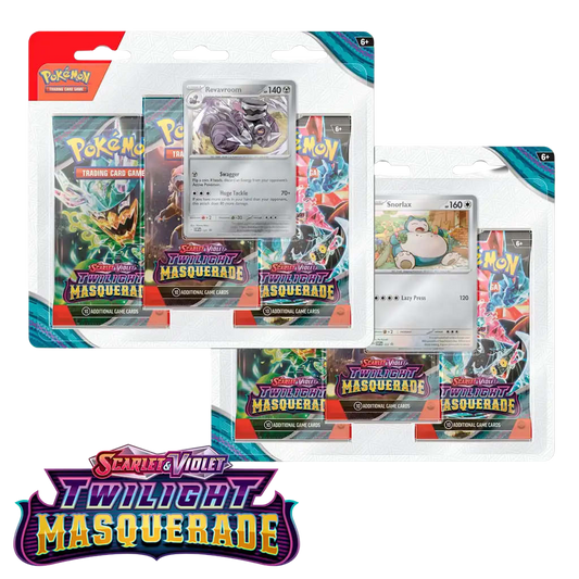 Pokemon TCG: Twilight Masquerade 3-pack blister