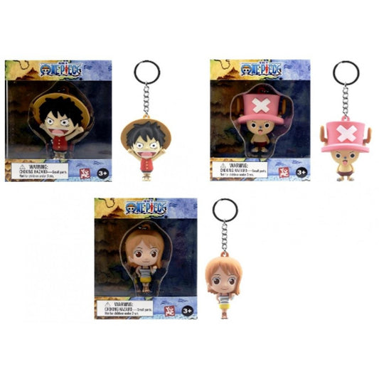 One Piece 3D Figure Pocket Hero Keychains