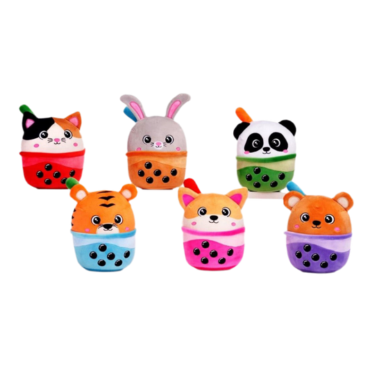 Bubble Tea Animal 17cm Plush Assortment