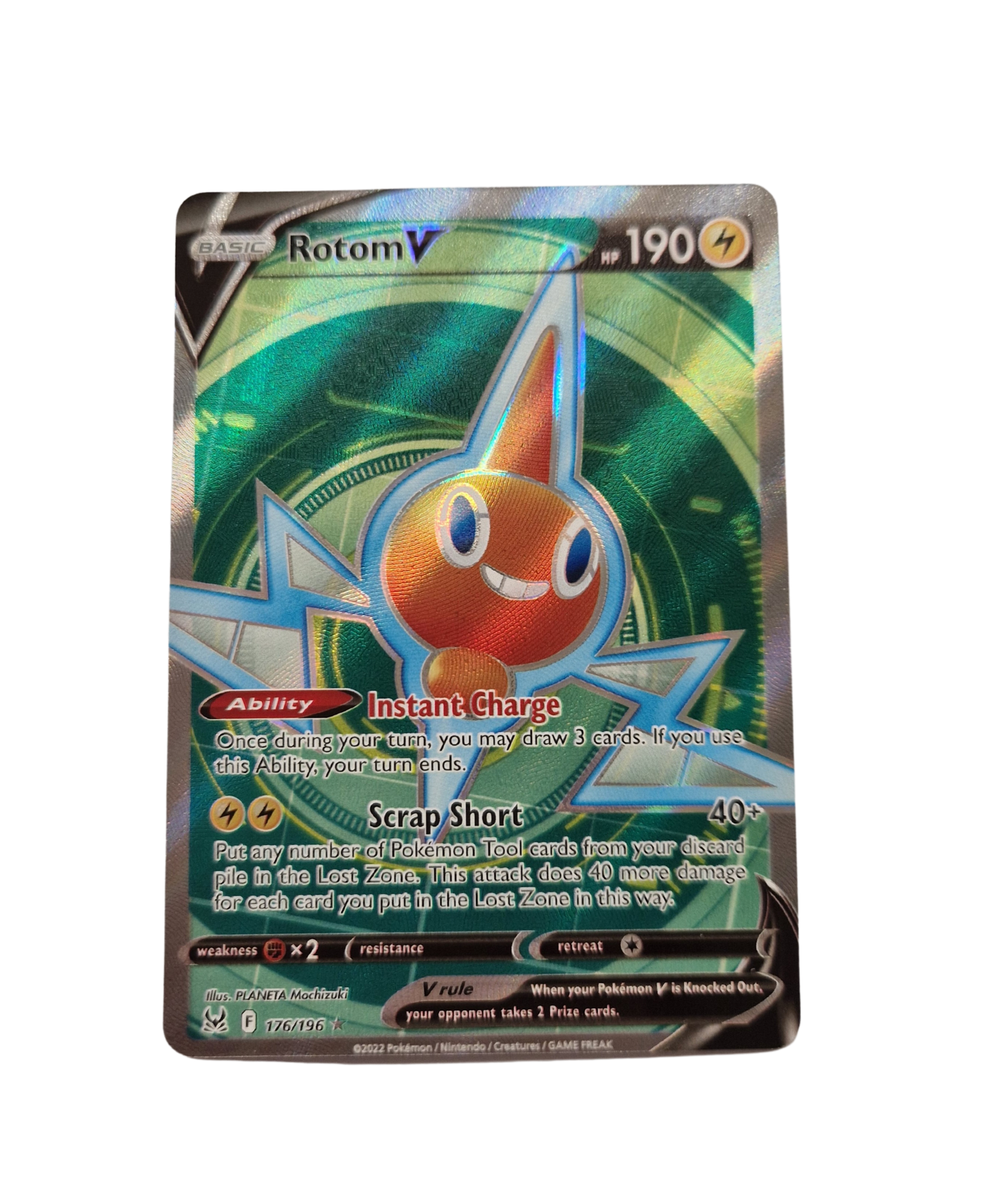 Rotom V full art 176/196