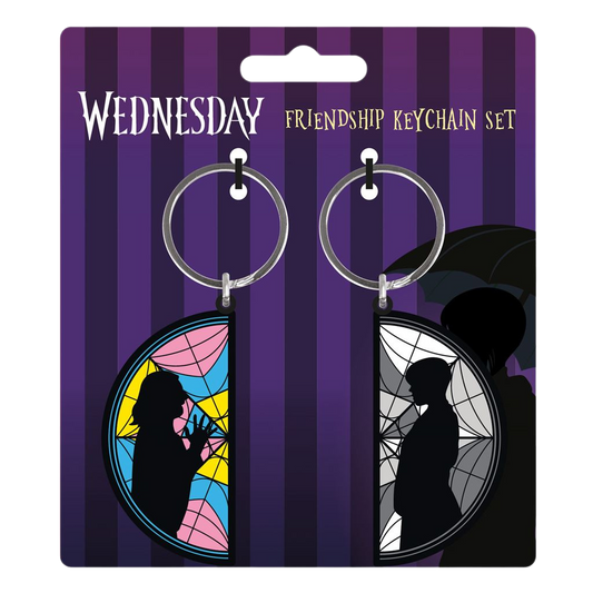 WEDNESDAY (WEDNESDAY ENID WINDOW) PVC KEYCHAIN 2PK