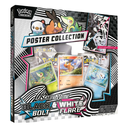 Pokémon TCG: Black Bolt & White Flare Unova Poster Collection