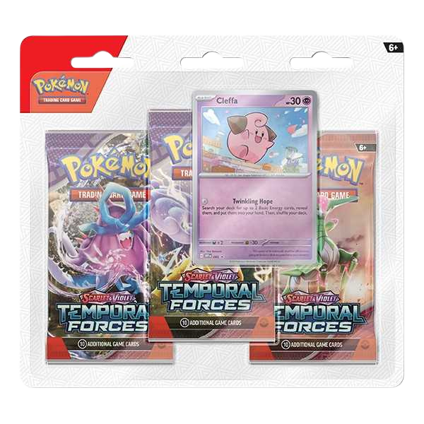 Pokémon TCG: Scarlet & Violet 5 - Temporal Forces - 3-Pack