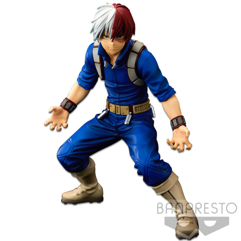 My Hero Academy Banpresto World figure Colosseum Super Master Star Piece The Brush Shoto Todoroki figure 21cm