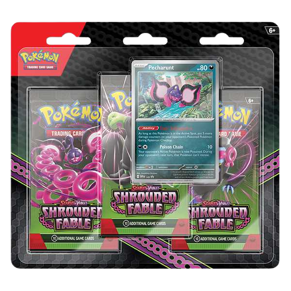Pokémon TCG: Scarlet & Violet 6.5 - Shrouded Fable 3-Pack Blister