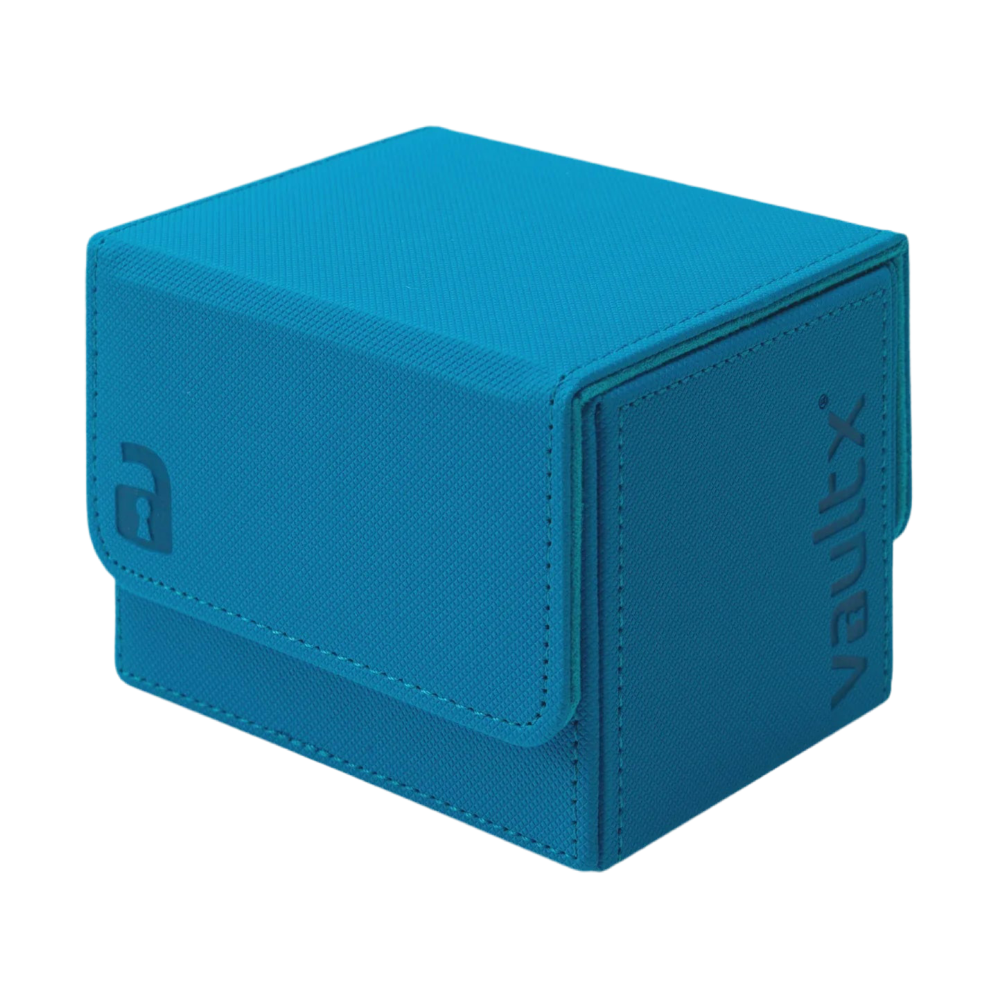 Vault X: Exo-Tec® SIDELOADING DECK BOX 100+ Neon Blue