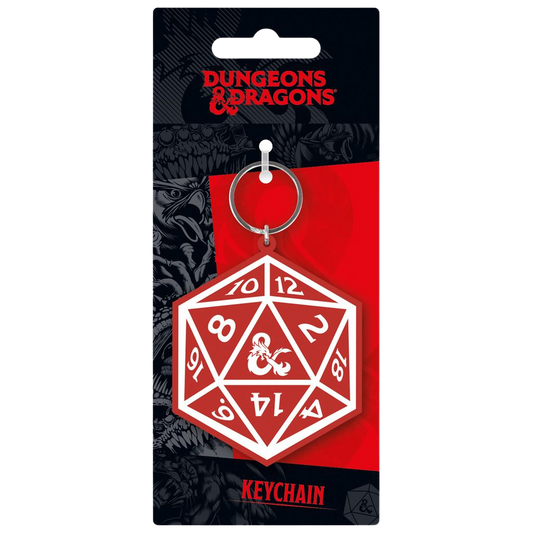 DUNGEONS & DRAGONS (DICE) PVC KEYCHAIN