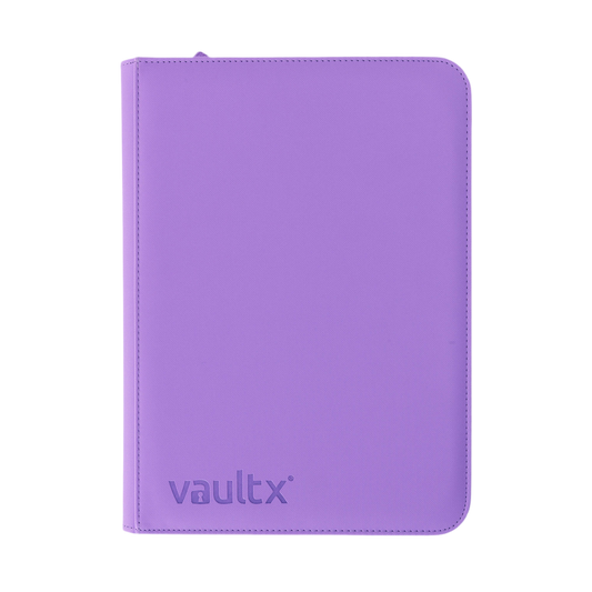 9-Pocket Exo-Tec® Zip Binder Purple