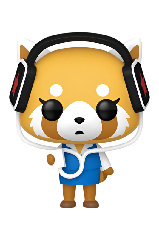 Sanrio POP! Animation Vinyl Figure Aggretsuko w/headphones 9 cm