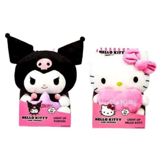 Hello Kitty & Kuromi Light Up Plush Assortment