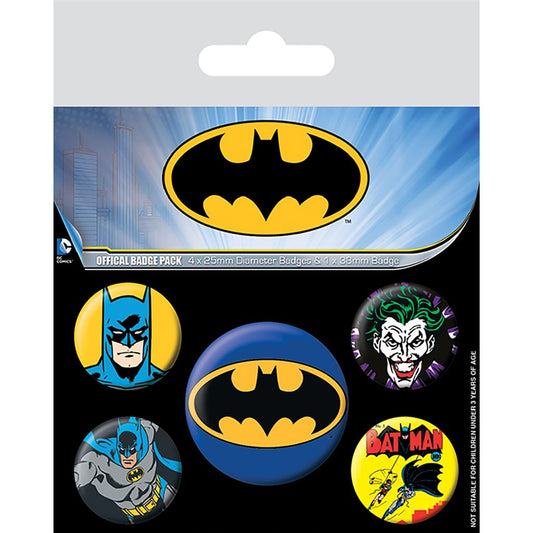 BATMAN (RETRO) BADGE PACK