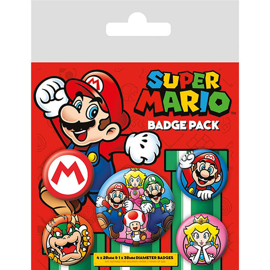 SUPER MARIO (MARIO) BADGE PACK