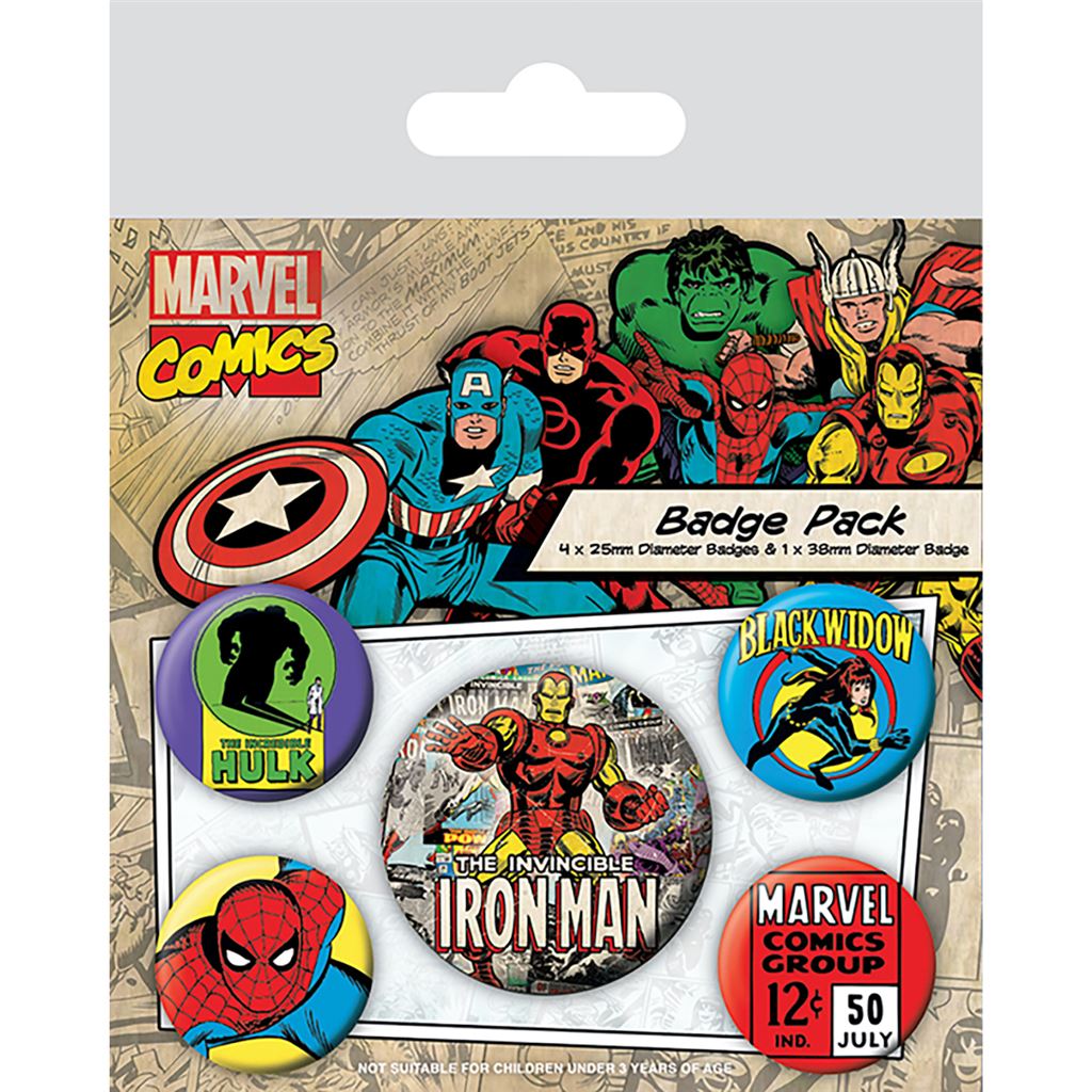IRON MAN BADGE PACK