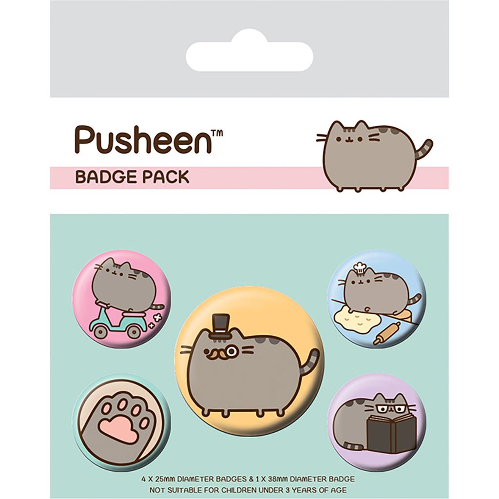 PUSHEEN (FANCY) BADGE PACK