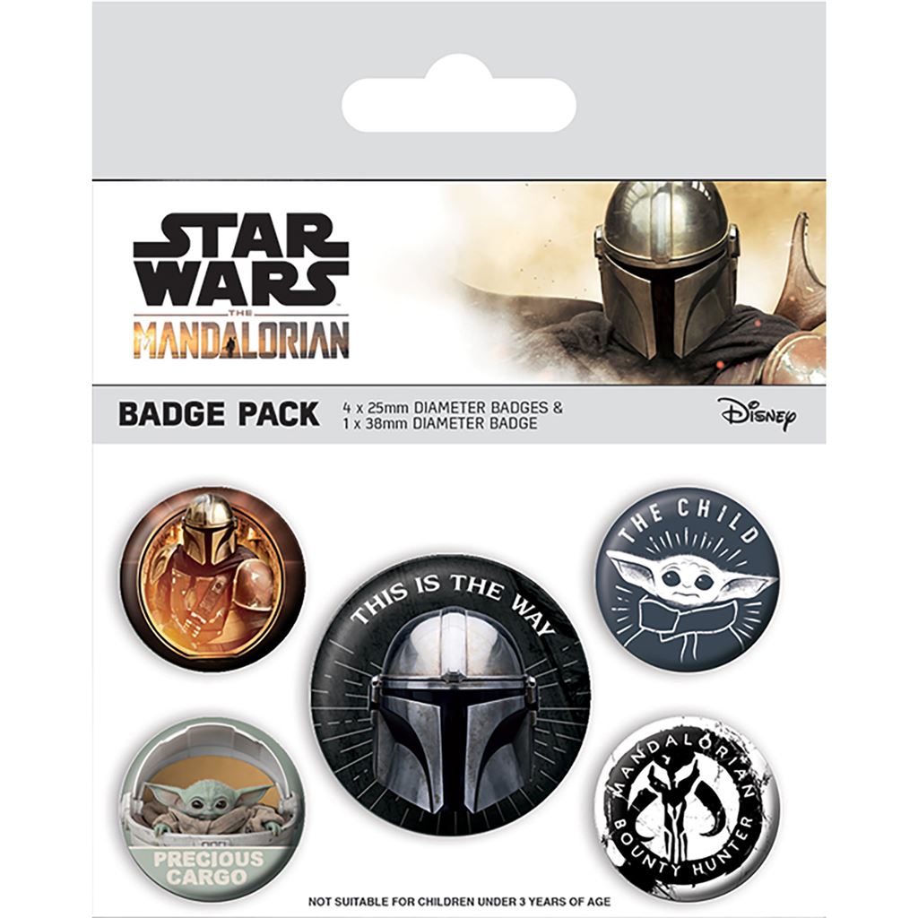 STAR WARS: THE MANDALORIAN (THIS IS THE WAY) BADGE PACK