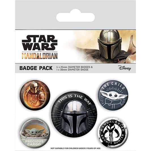 STAR WARS: THE MANDALORIAN (THIS IS THE WAY) BADGE PACK