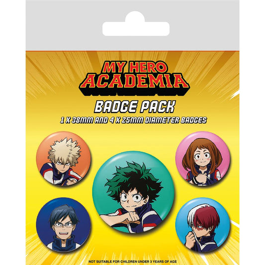 MY HERO ACADEMIA (TEAM) BADGE PACK