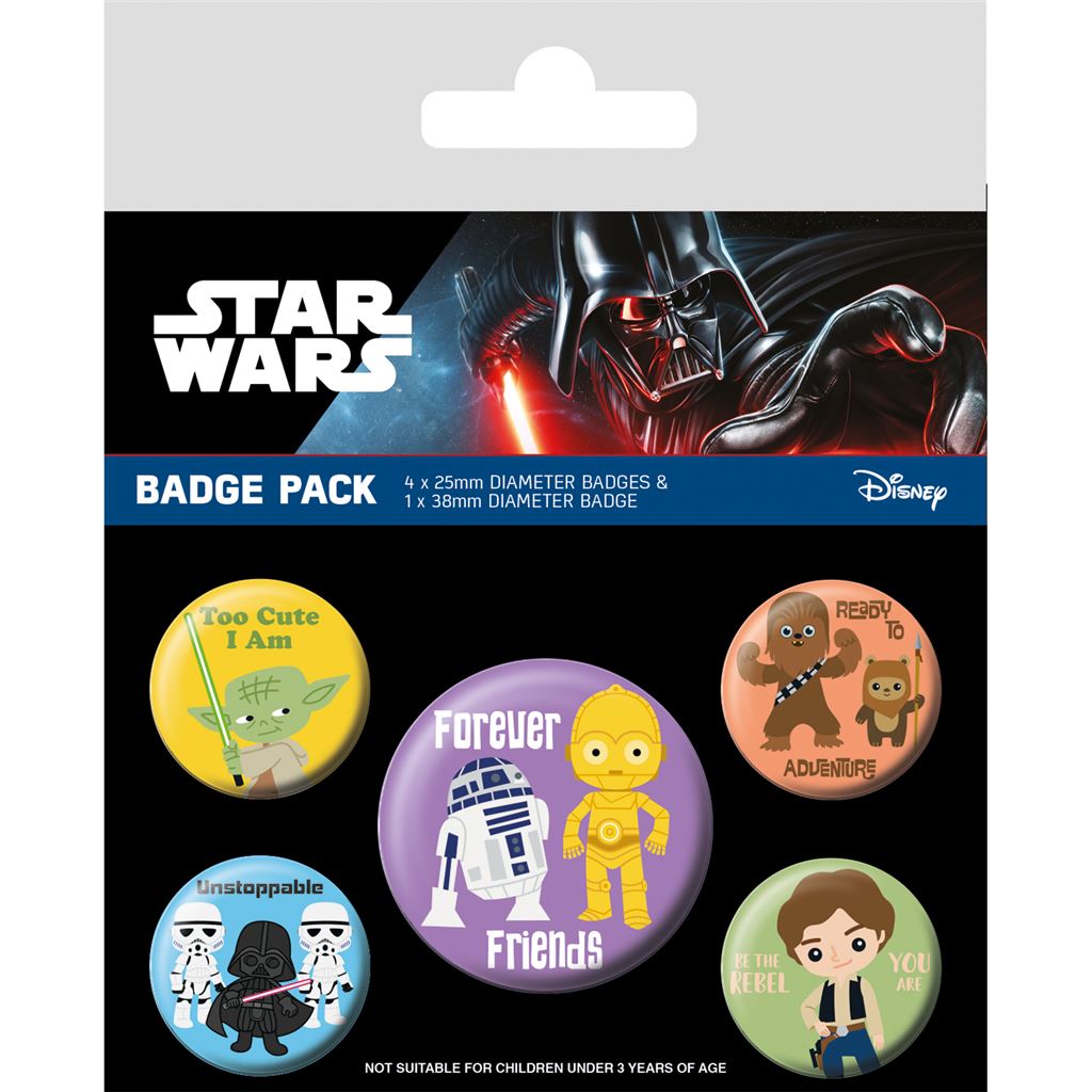 STARS WARS (CHIBI) BADGE PACK