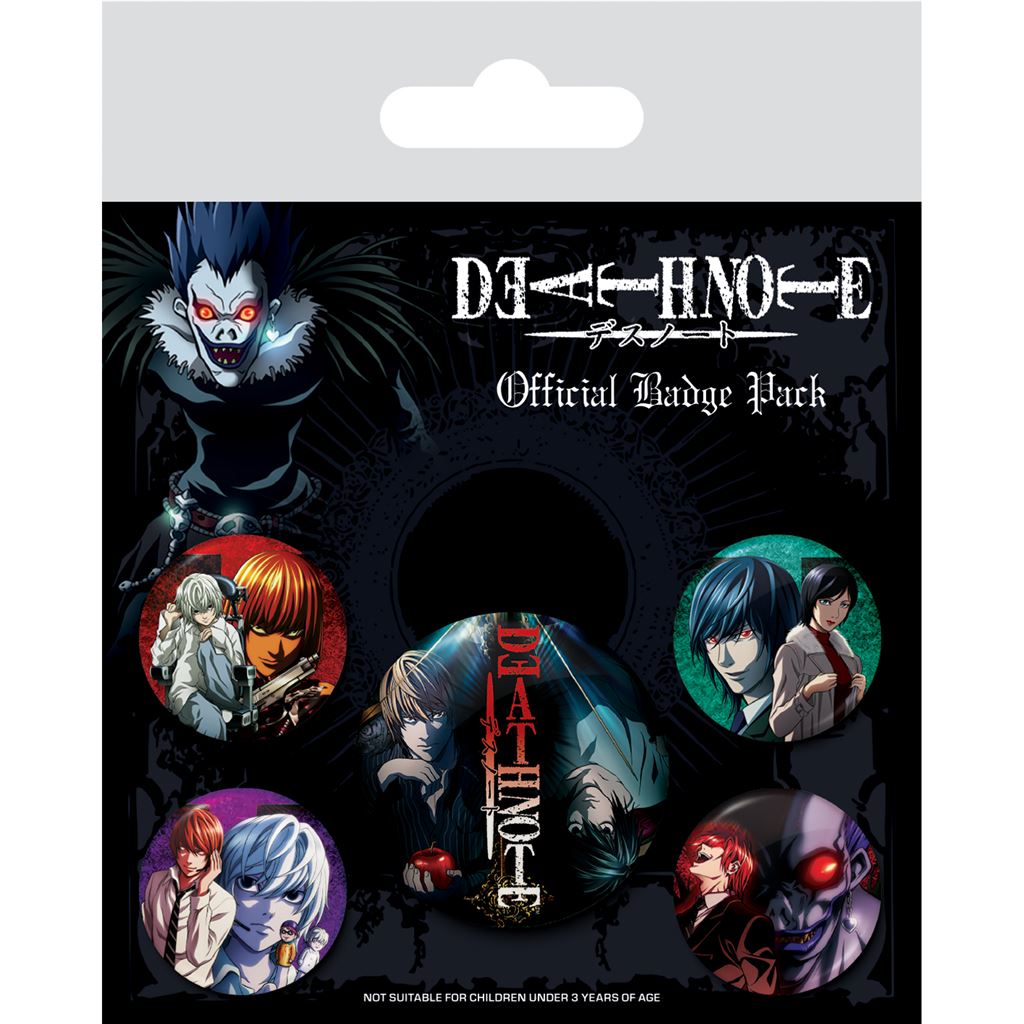 DEATH NOTE (CONNECTIONS OF FATE) BADGE PACK