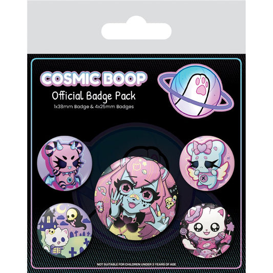 COSMIC BOOP (CUTE AND SWEET) BADGE PACK