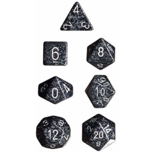 Chessex Polyhedral Dice: Speckled - Ninja