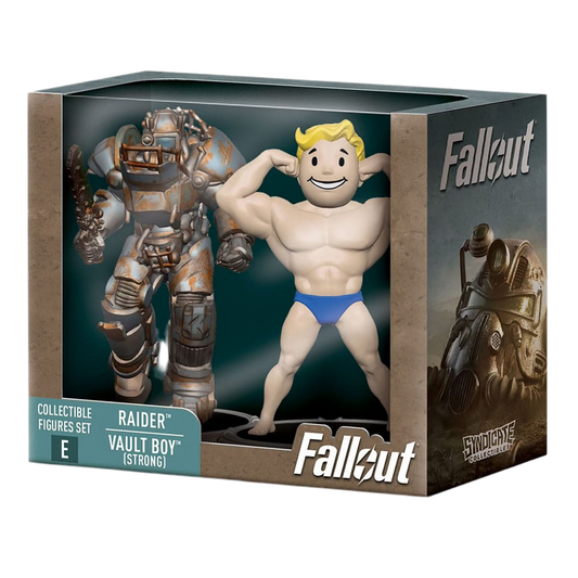 Fallout: Raider & Vault Boy (Strong) - Collectible Figures Set
