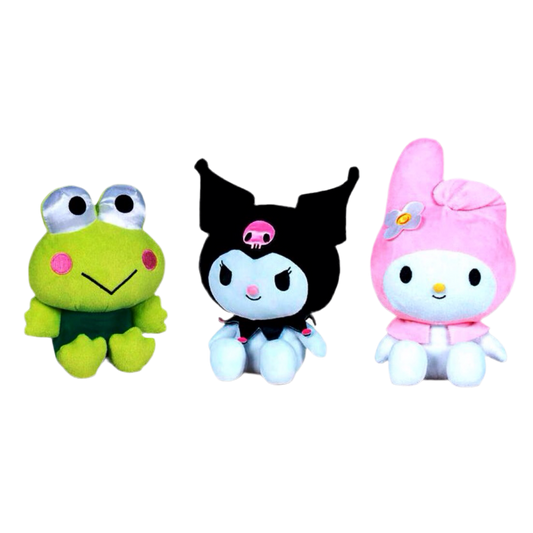 Keroppy/Kuromi/My Melody 25cm Plush Assortment