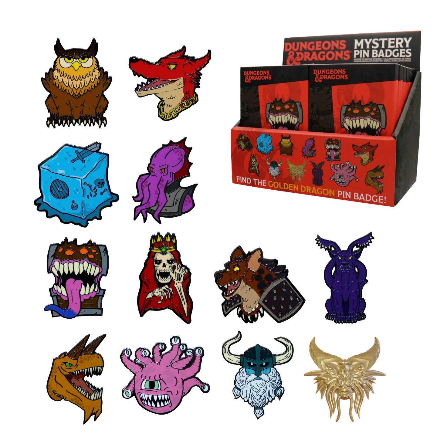 Dungeons & Dragons 50th Anniversary Mystery Pin Badge