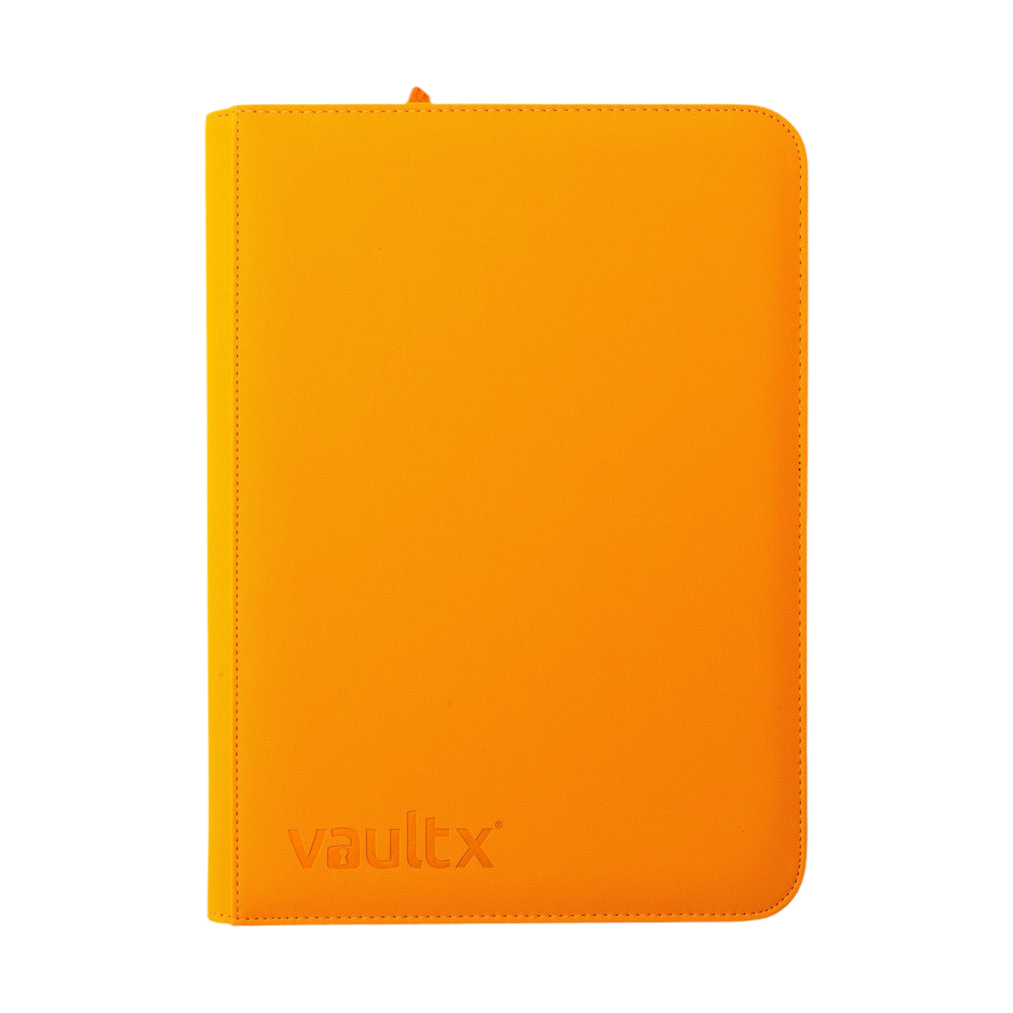 Vault X 9-Pocket Exo-Tec® Zip Binder Neon Orange