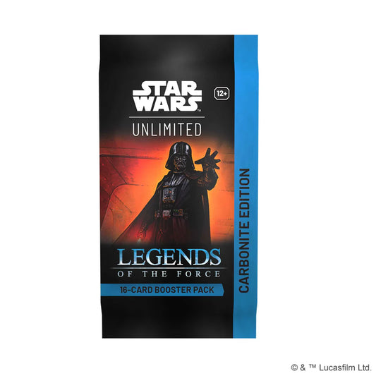 Star Wars: Unlimited Legends of the Force Collectors Booster Pack (Carbonite Edition)