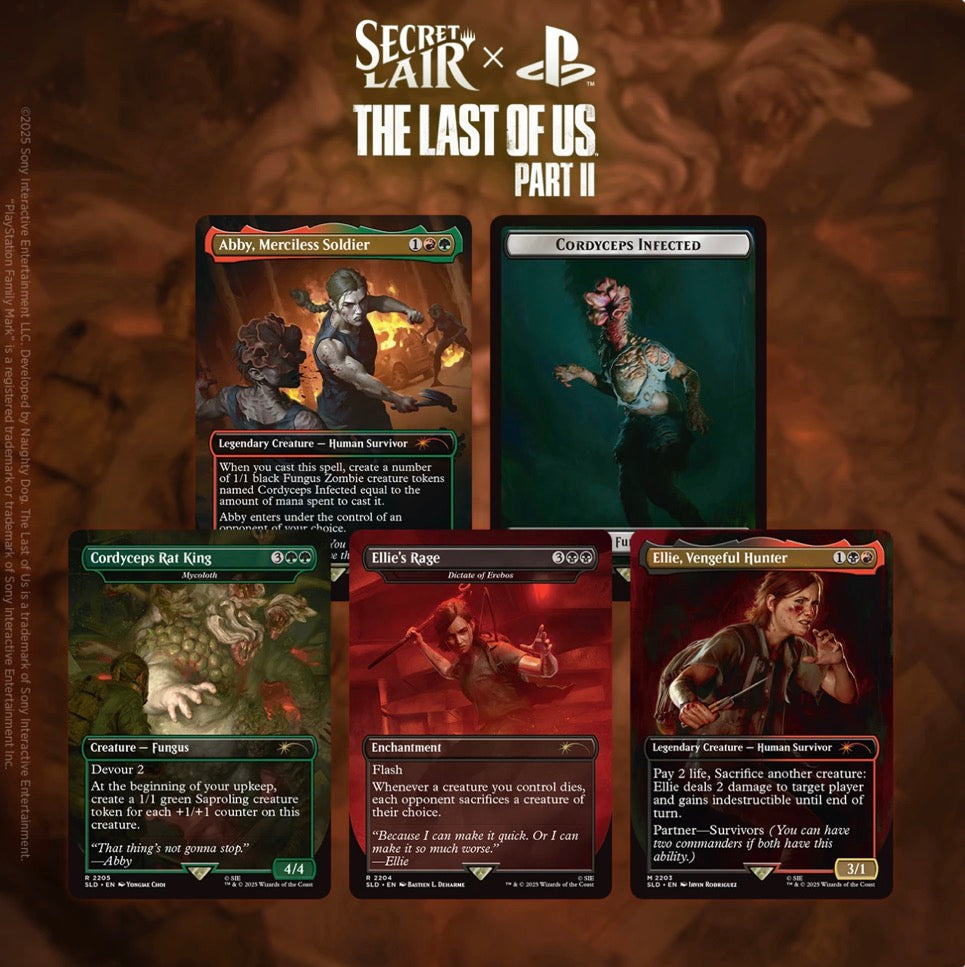 Magic The Gathering: Sectret Lair x The Last Of Us Part II - Non Foil