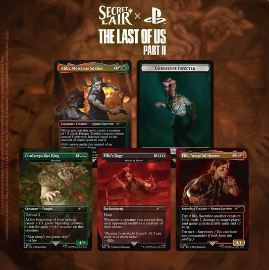 Magic The Gathering: Sectret Lair x The Last Of Us Part II - Non Foil